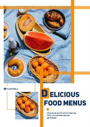 FlipHTML5 Creates Restaurant Menu Templates to Help Promote Menus Digitally