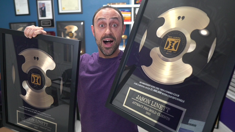 Work Smart Hypnosis Wins Second “Two Comma Award” for Coaching Hypnotist Entrepreneurs