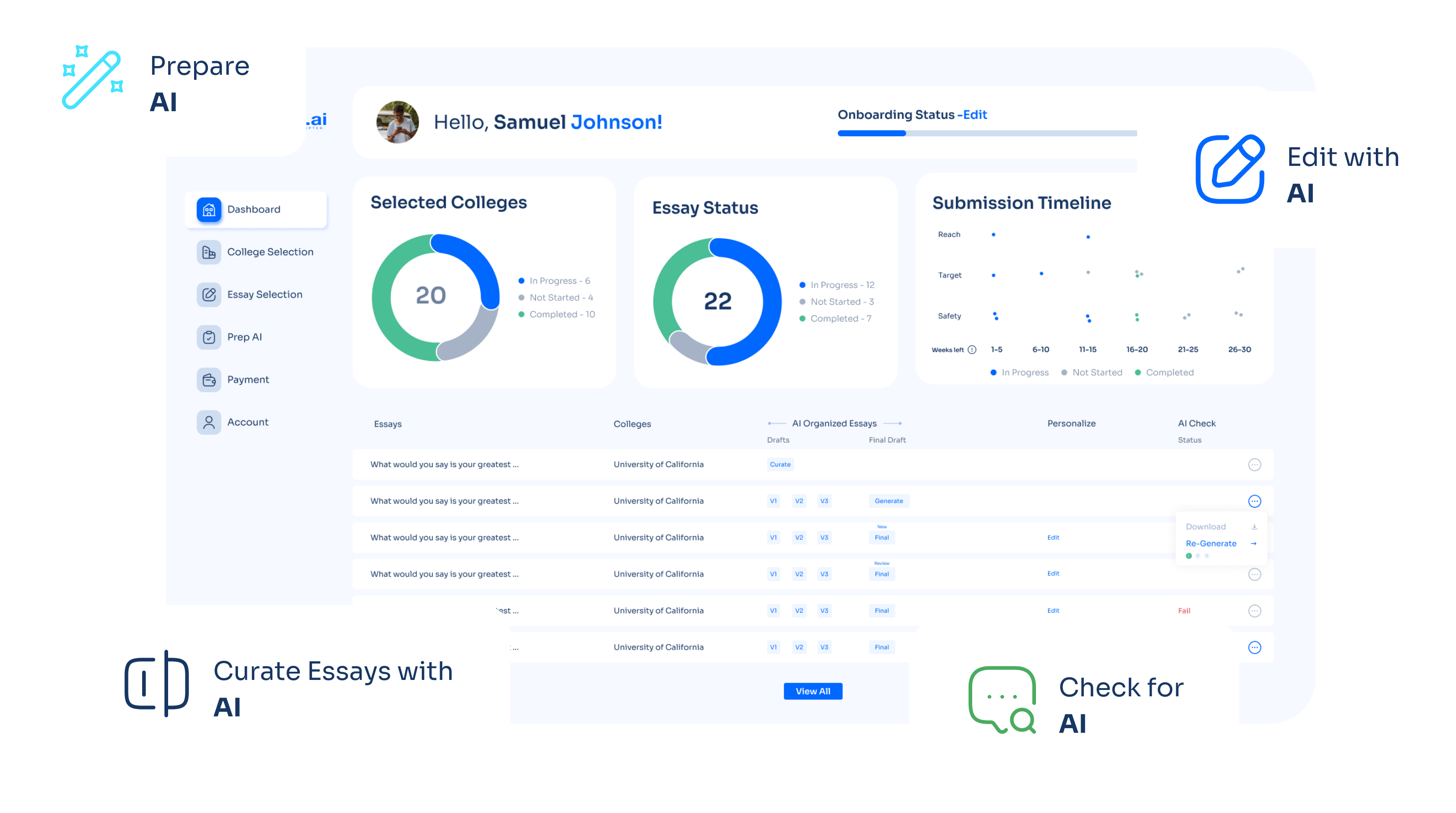 GoodGoblin.ai: Transforming the College Application Landscape with AI for Over 9,500 Global Students