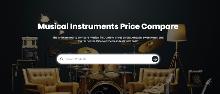 Drum That Launches Groundbreaking Comparison Tool to Help Musicians Source the Most Competitive Prices for Musical Instruments