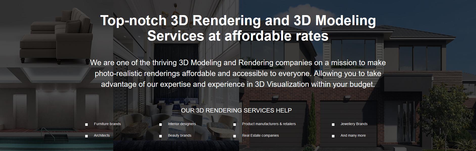 Get World Class 3D Visualization Services 100% For Free! 7CGI Limited to Offer Free Demo for the First Two Clients Onboarded in November