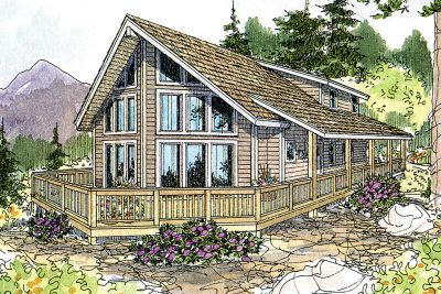 Associated Designs - Embrace Rustic Elegance: Introducing the Gerard Lodge-Style Retreat