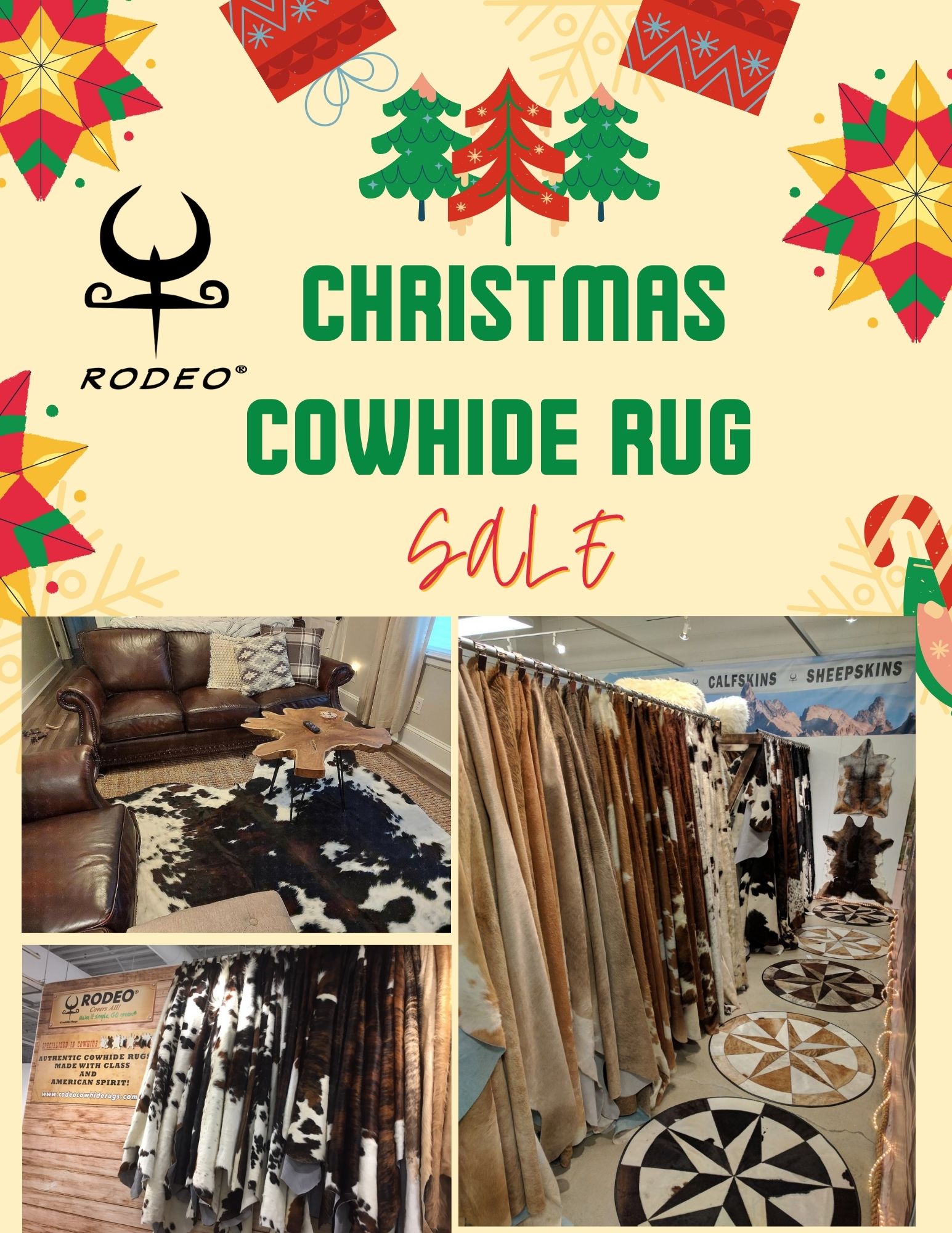 Rodeo Cowhide Rugs Announces Spectacular Christmas Shopping Season Sale