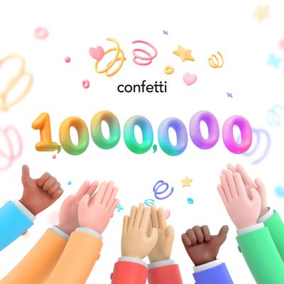 Confetti Hits a Million: Transforming Virtual Team Building Worldwide