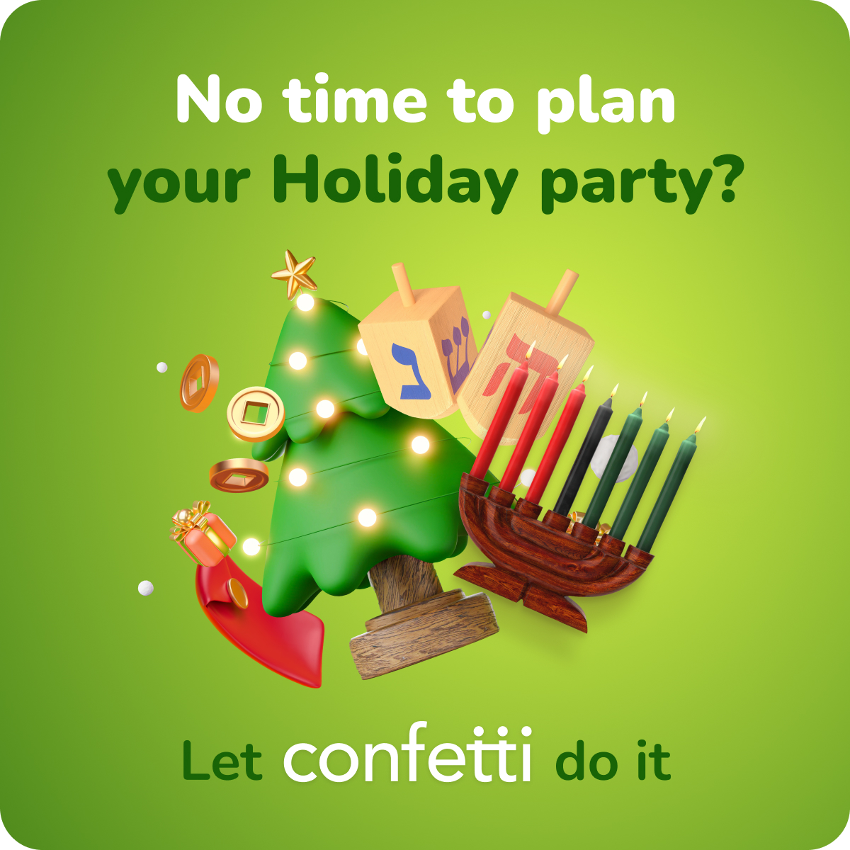 Confetti Launches Virtual Holiday Experiences For Team Bonding