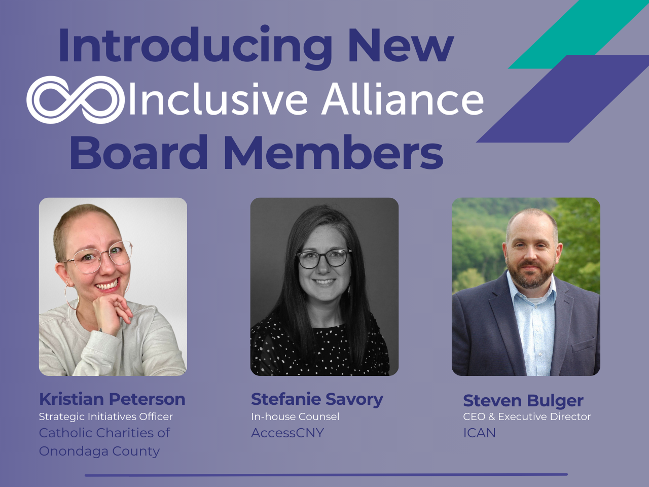 Inclusive Alliance Welcomes New Leadership To Board of Directors