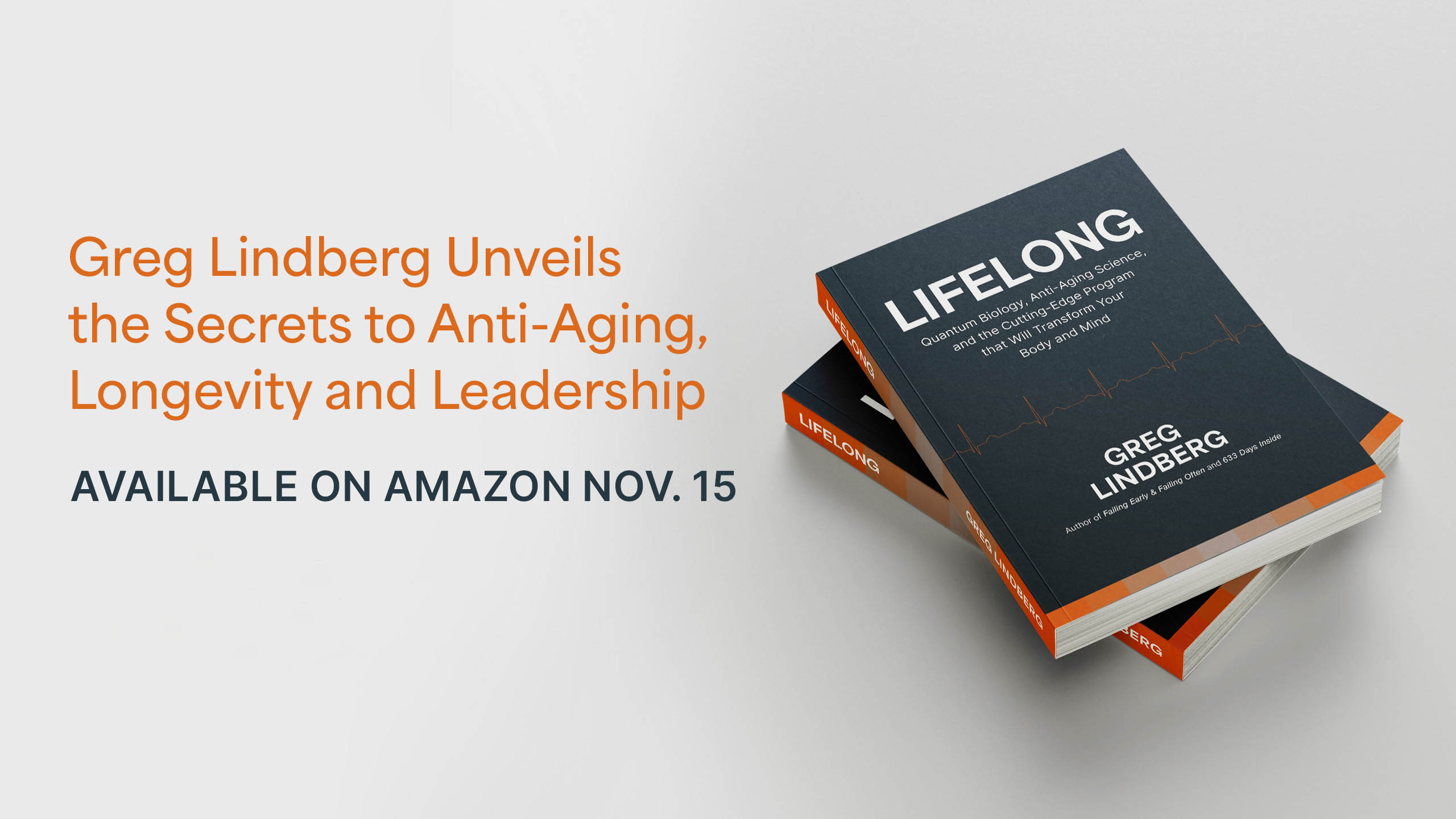 Greg Lindberg Set to Release Transformational Book on Anti-Aging