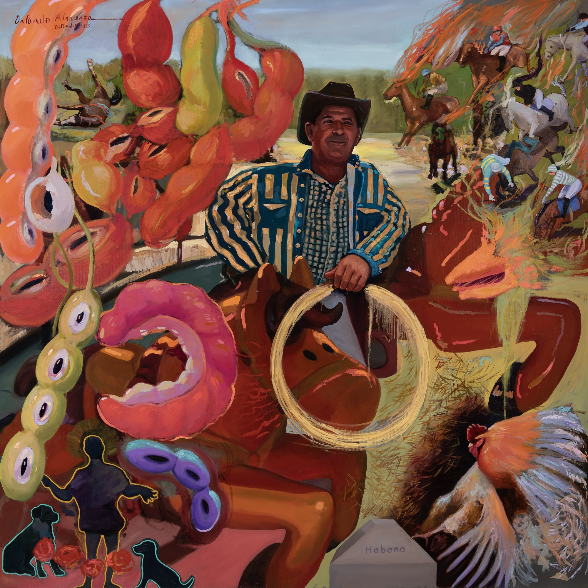 Orlando Almanza Solo Exhibit Love Letter From a Shapeshifter at the Froelick Gallery in Portland OR
