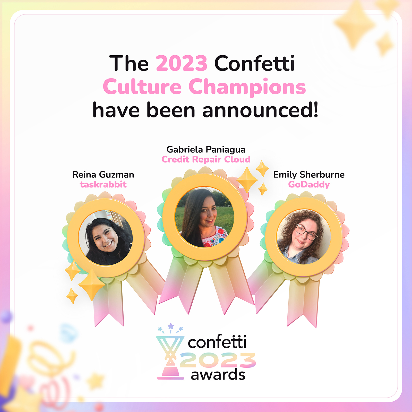 Confetti Announces their 2023 Culture Champion Award Winners