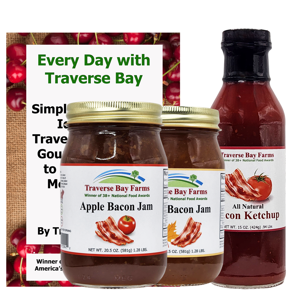 Traverse Bay Farms Unveils Bacon Jam, Bacon Ketchup, Pumpkin Butter and Apple Butter for 2024!