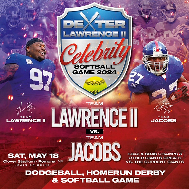 NY Giant Superpower Dexter Lawrence to Host Celebrity Softball Game to Benefit St. Christopher’s Inc. for Disadvantaged Youth