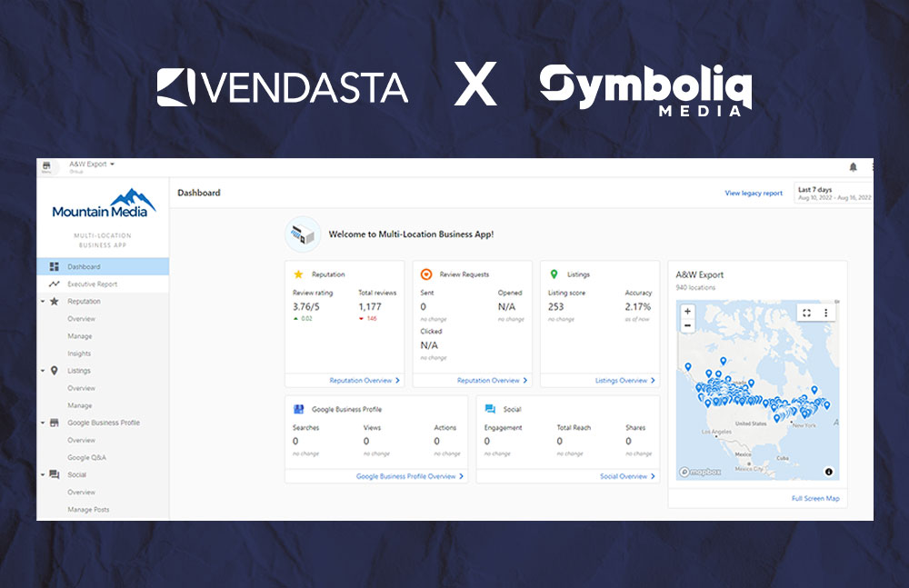 Symboliq Media Partners with Vendasta to Offer Franchise Businesses a Multi-Location Marketing App