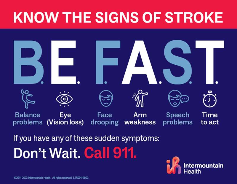 Most Strokes Can Be Prevented According to Intermountain Health
