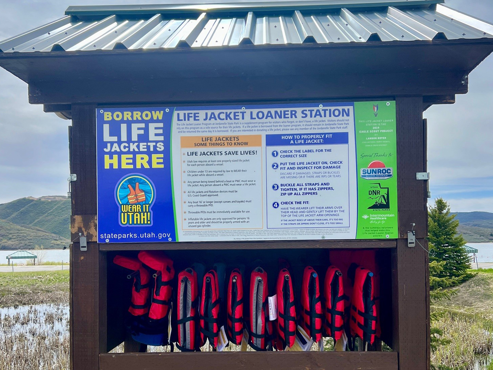 In Effort to Save Lives, Intermountain Health Donates Hundreds of Life Jackets to Loaner Stations