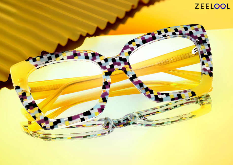 Adorn Your Look with ZEELOOL CHECKERED Glasses