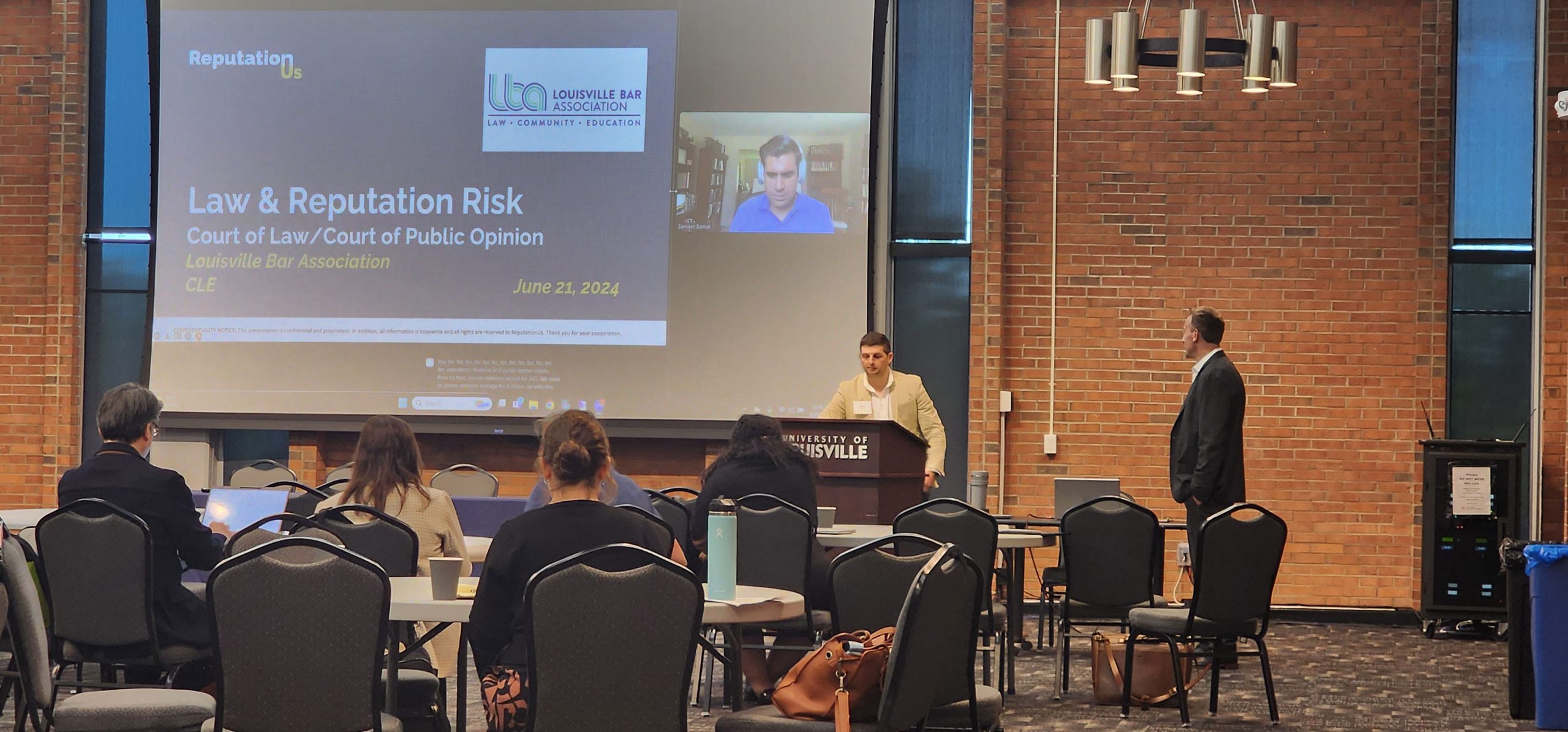 Casey Boggs of ReputationUs and Sameer Somal of Blue Ocean Global Technology Co-Present “Court of Law & Court of Public Opinion” CLE for National Bar Associations
