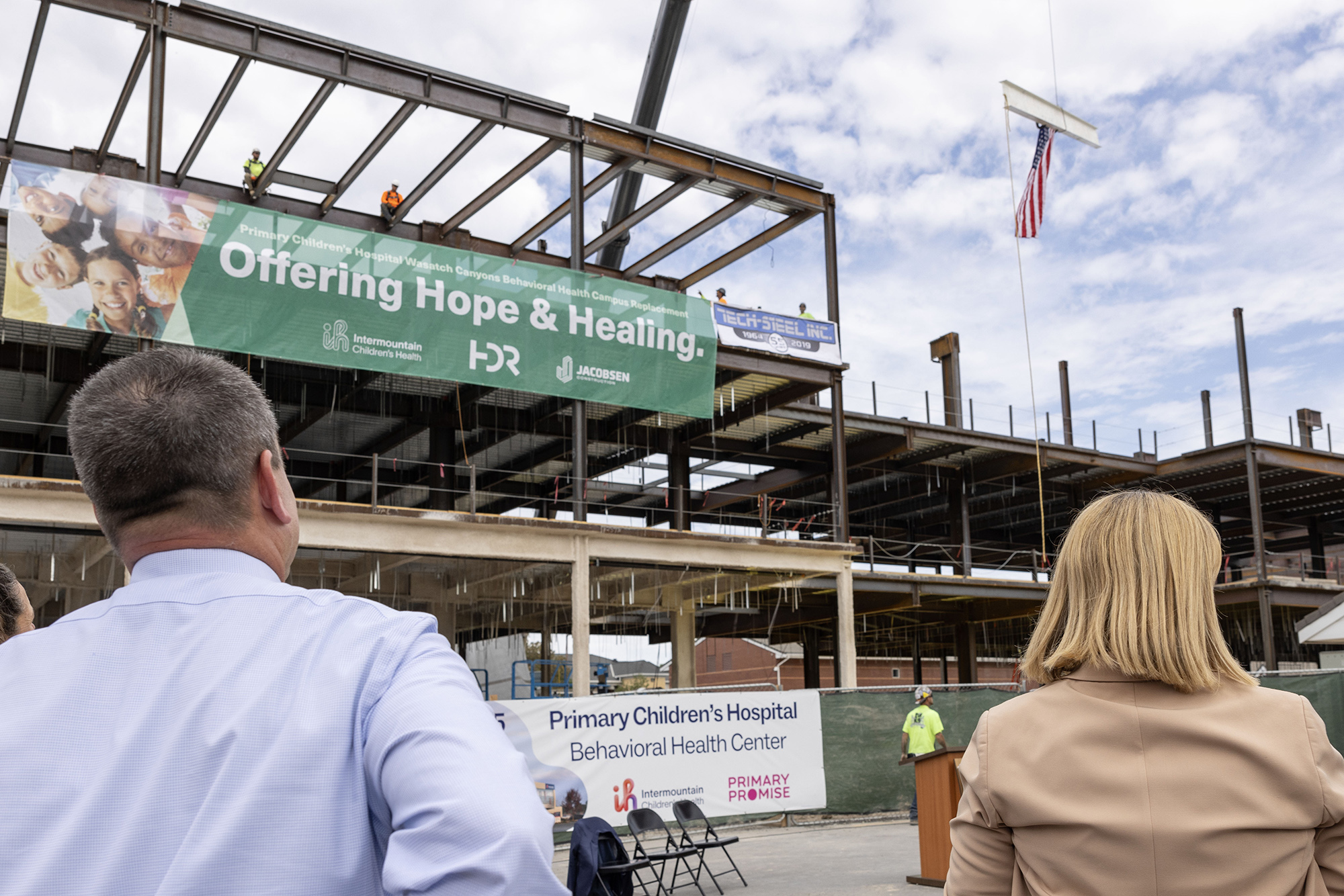 Intermountain Primary Children’s Hospital Behavioral Health Center Places Final Beam