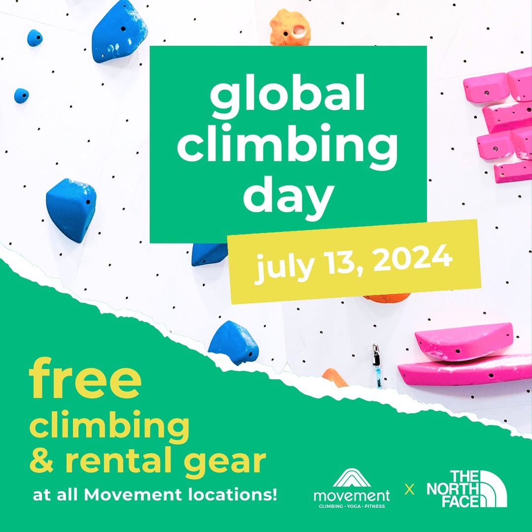 Movement & The North Face Celebrate Global Climbing Day with Free Climbing Nationwide