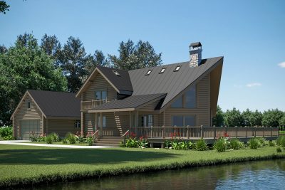 Associated Designs | Perfect Vacation House Plan: The Stillwater
