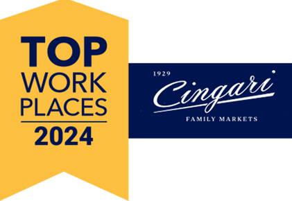 Cingari Family Markets Recognized as a Top Workplace in Connecticut by Hearst Media CT