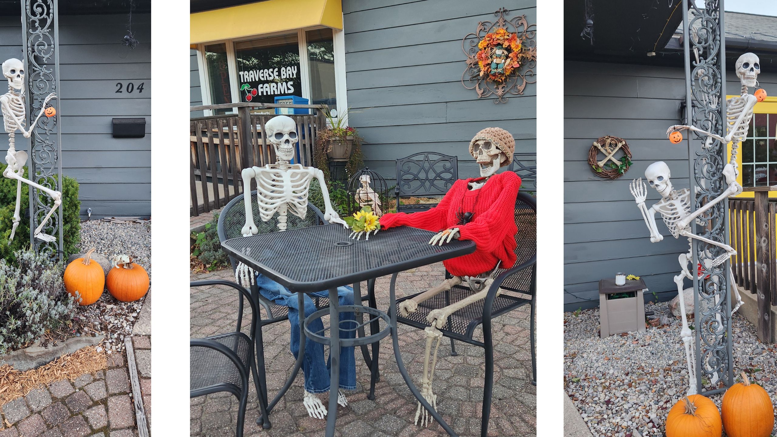 Traverse Bay Farms Unveils Largest Halloween Display in Elk Rapids Business District