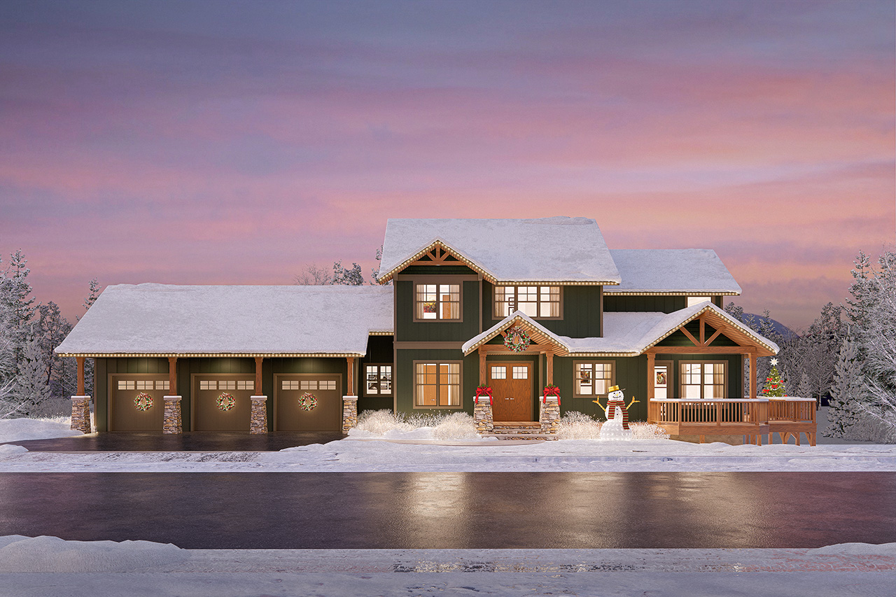 Associated Designs | Elegant Wintercrest Home Plan Blends Style & Function