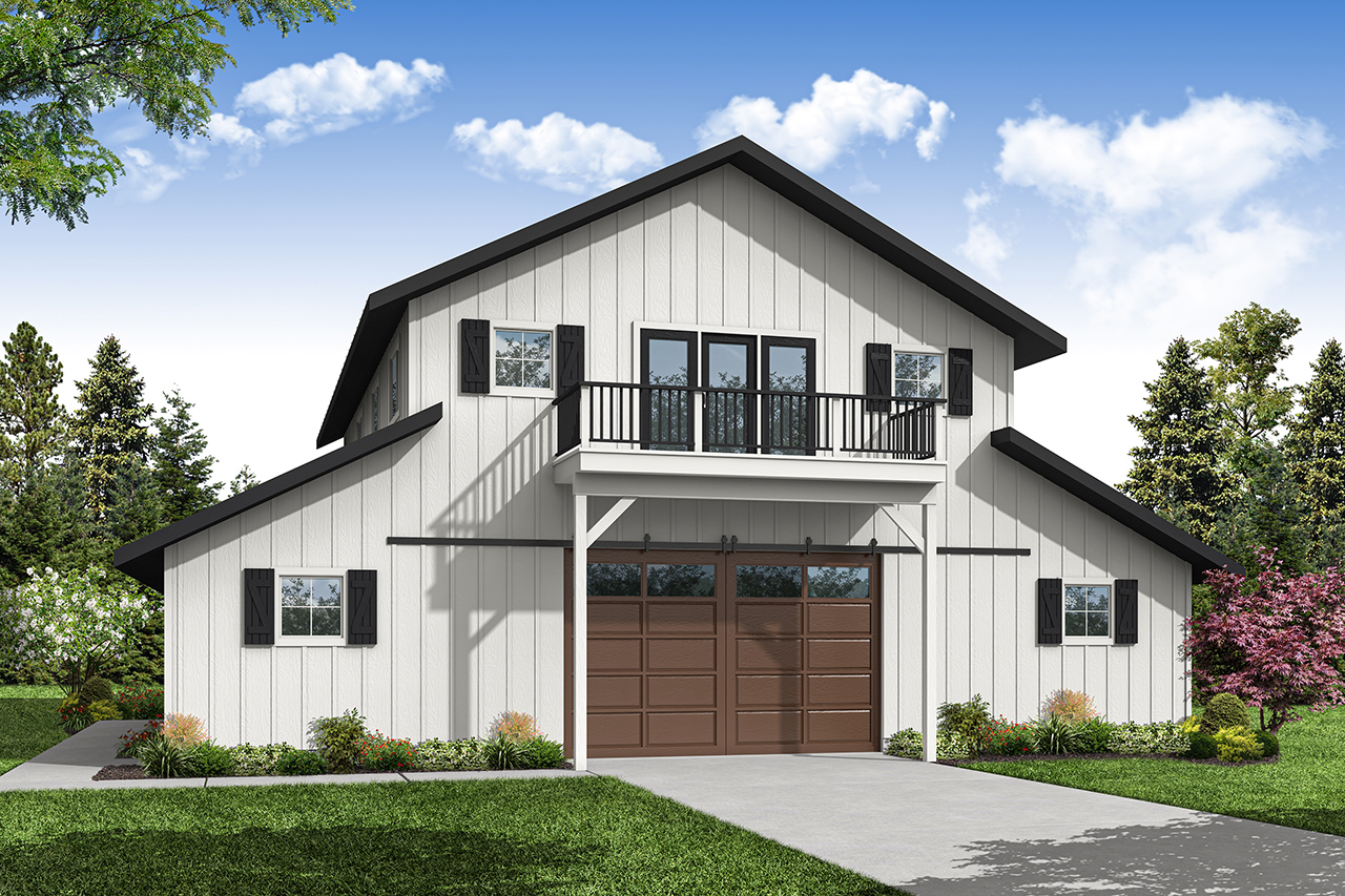 Associated Designs | Rustic Charm Meets Functionality in this Two-Story Garagedominium