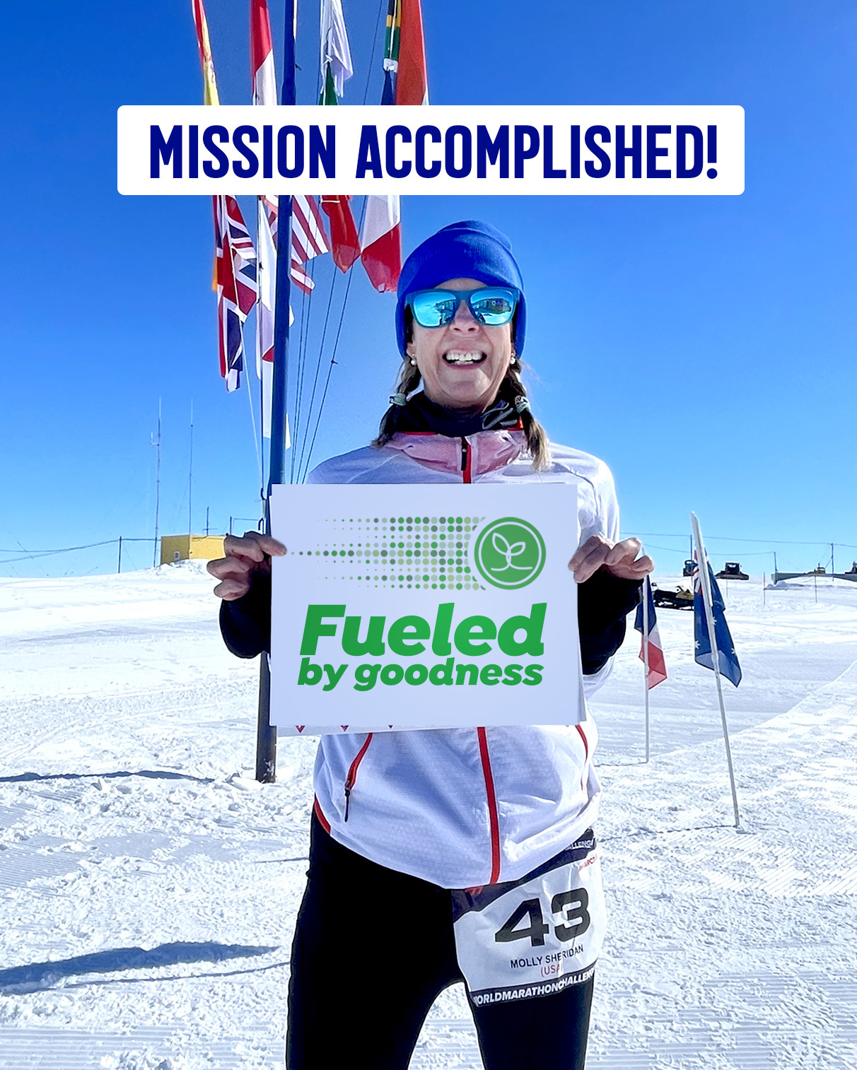 Touchstone Essentials’ Ambassador Molly Sheridan Conquers 2025 World Marathon Challenge
