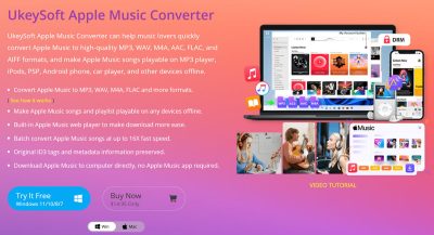 Unleash Your Apple Music Library for Enjoying Freely With UkeySoft Apple Music Converter