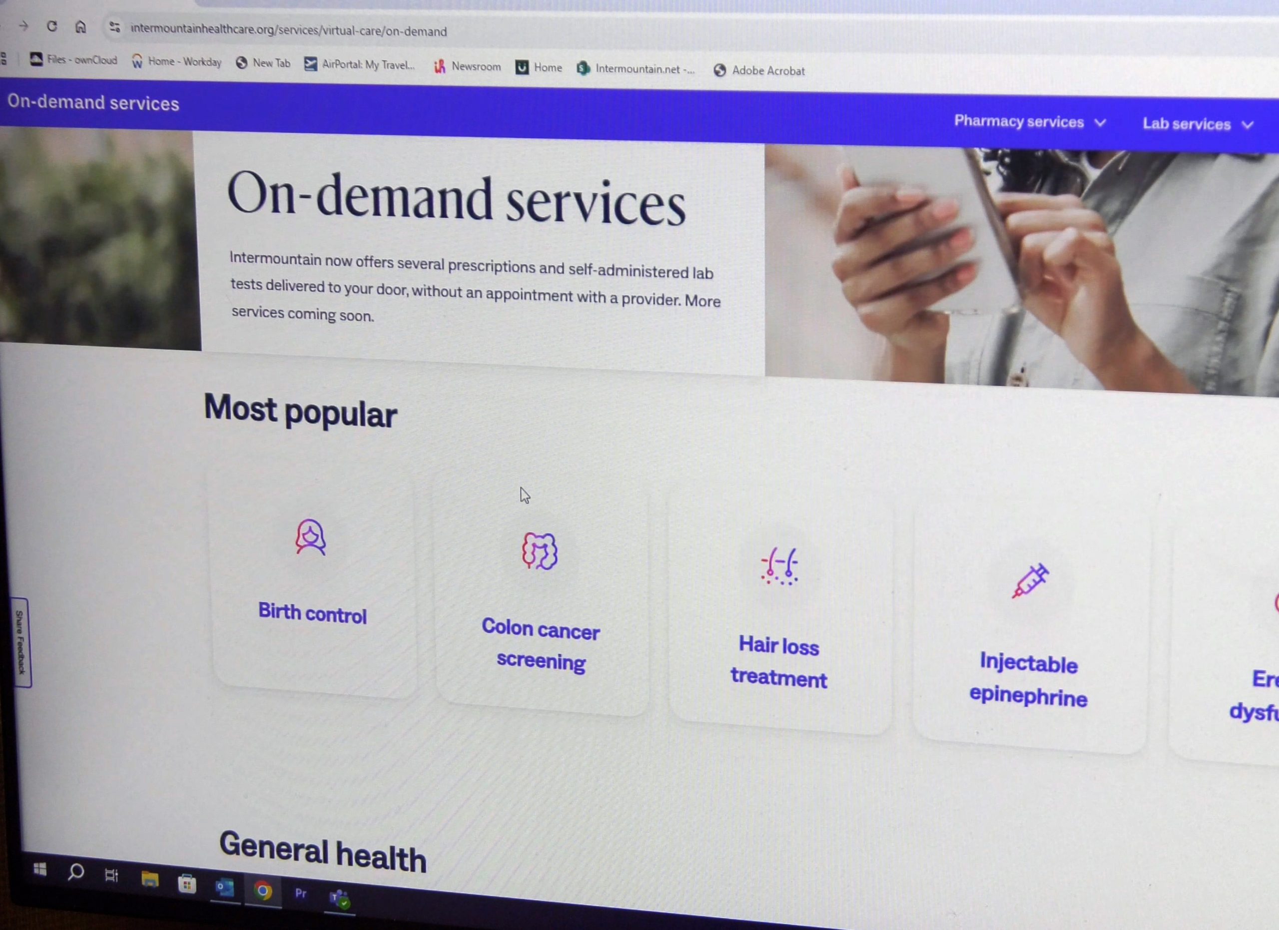 Intermountain Health On-Demand Services Expanding to Enhance Access to Common Meds and Services