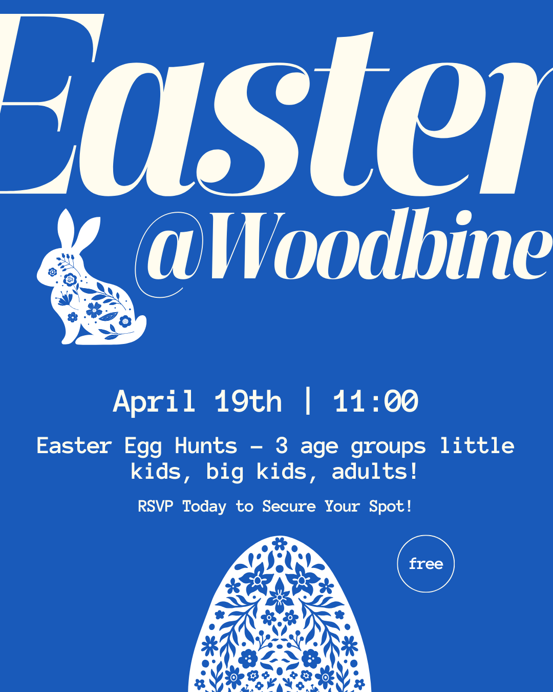 Woodbine Food Hall Hosts City-Wide Easter Egg Hunt!
