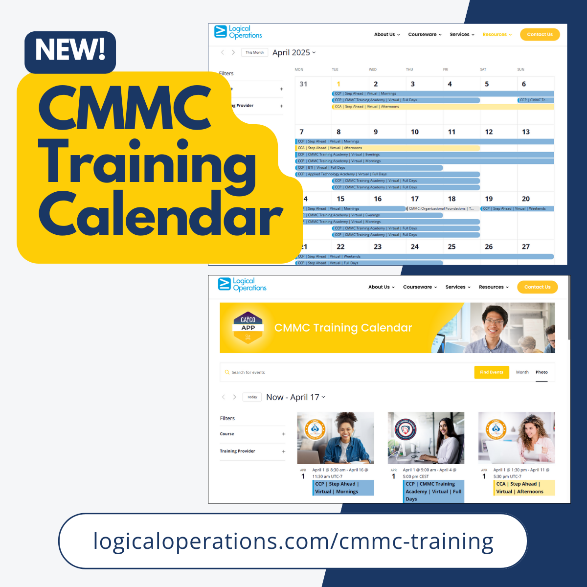 Logical Operations Launches CMMC Training Calendar to Streamline Access to High-Quality CMMC Training