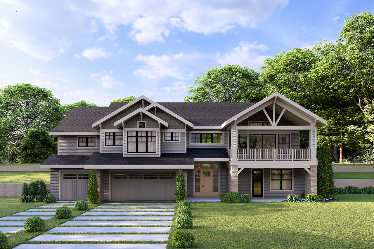 Associated Designs | The Packwood: Mountain Craftsman Retreat