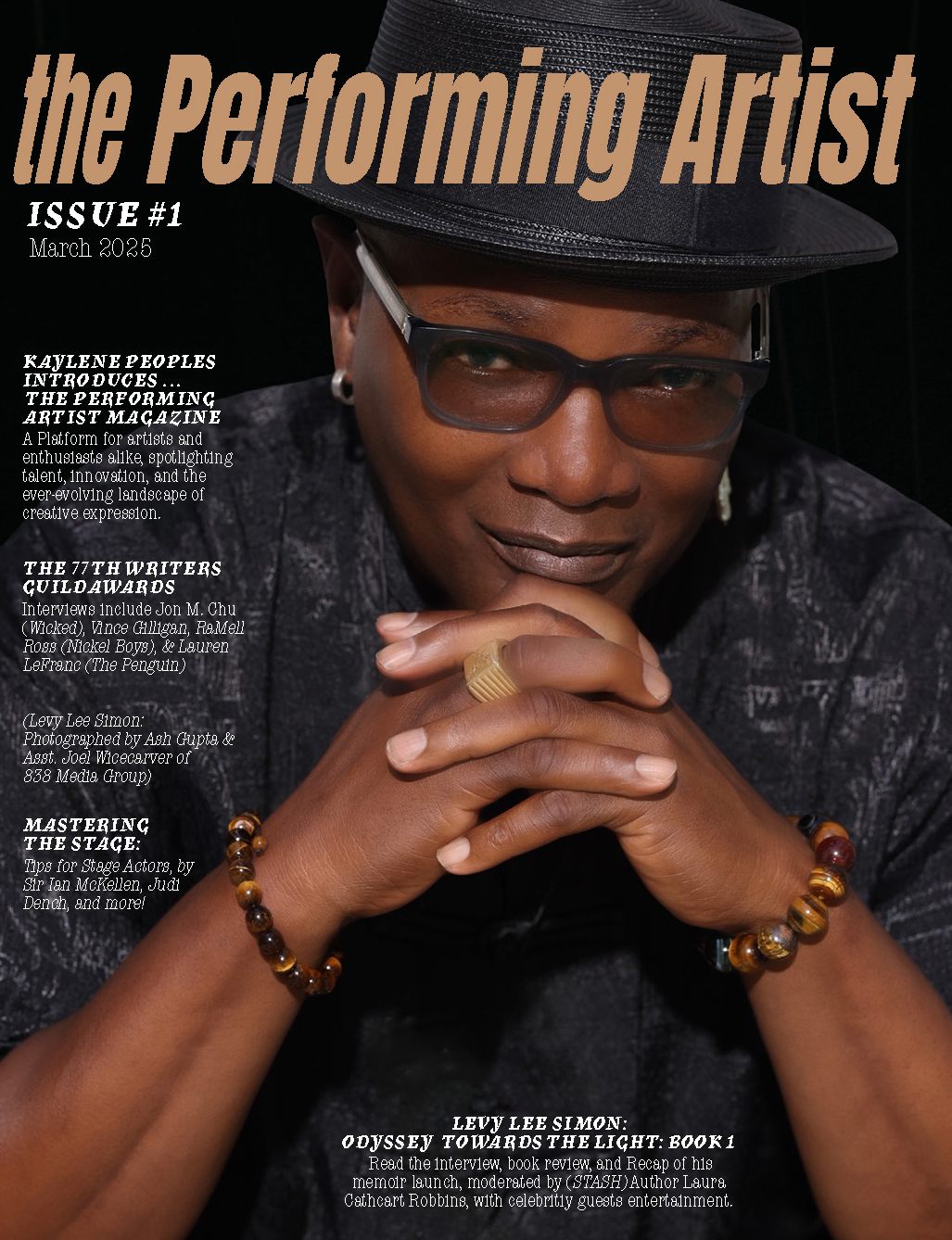 The Performing Artist Magazine Debuts with Levy Lee Simon’s Powerful Journey from Stage to Memoir!