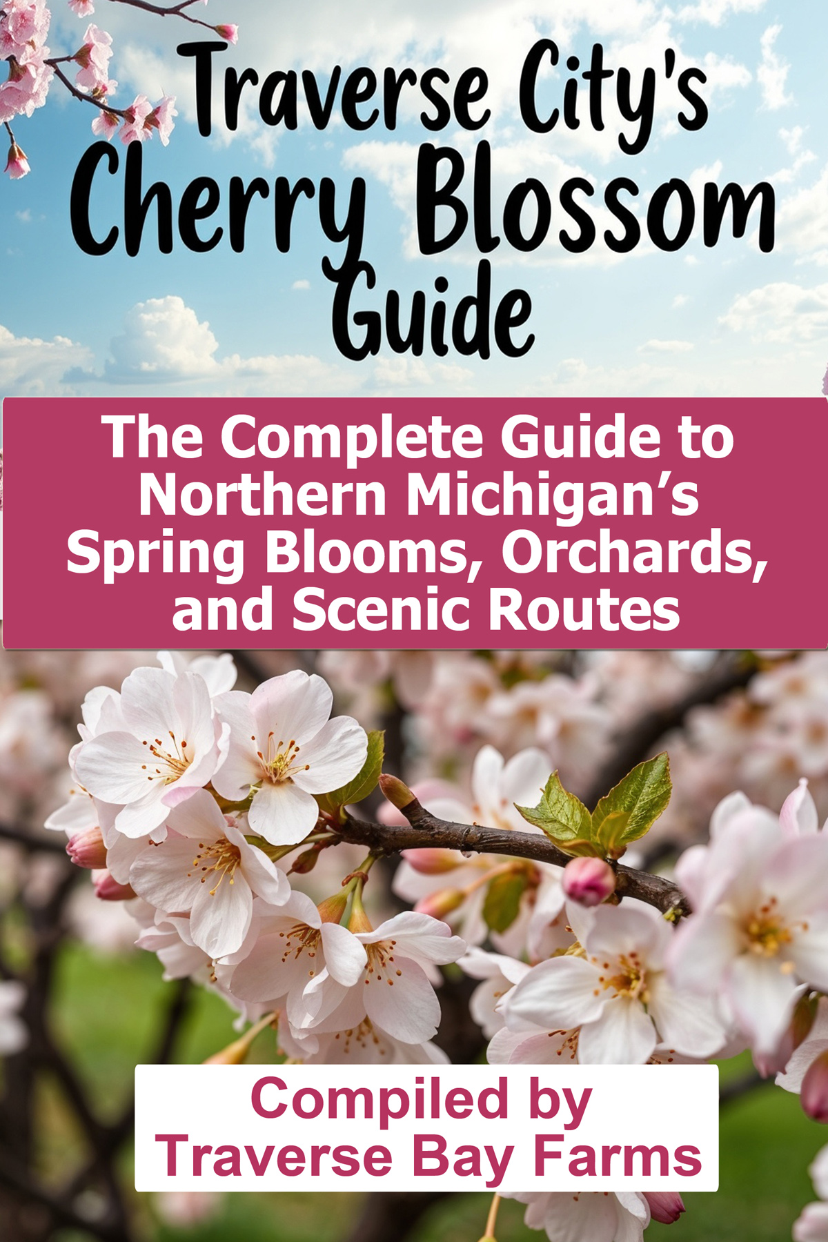 Traverse Bay Farms Celebrates 2025 Michigan Cherry Blossom Season with Free Kindle Guide Book