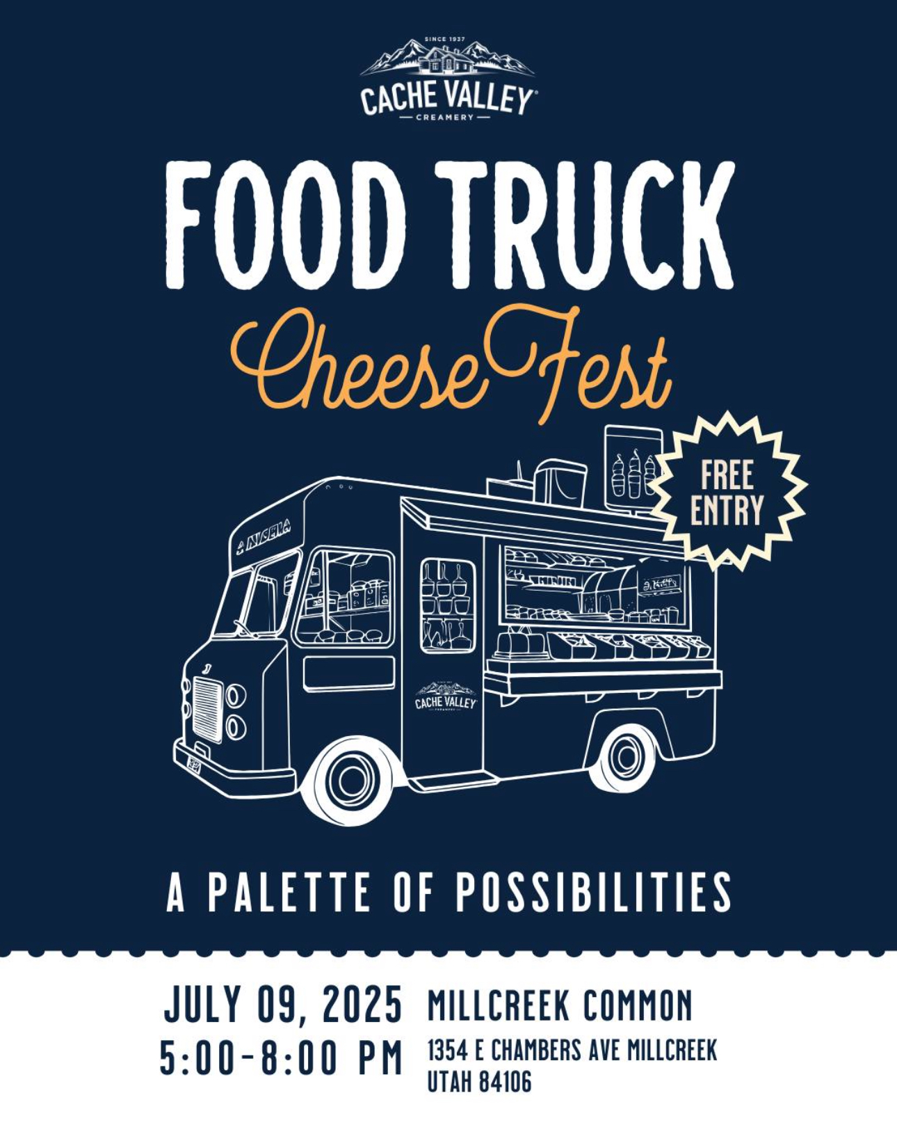 Cache Valley Creamery Returns to Millcreek Farmers Market with Food Truck Cheese Festival
