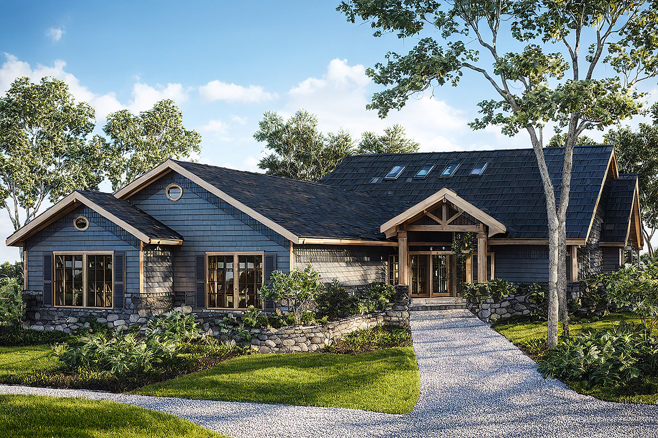 Associated Designs | The Williston House Plan: Indoor Pool Luxury Meets Modern Family Living