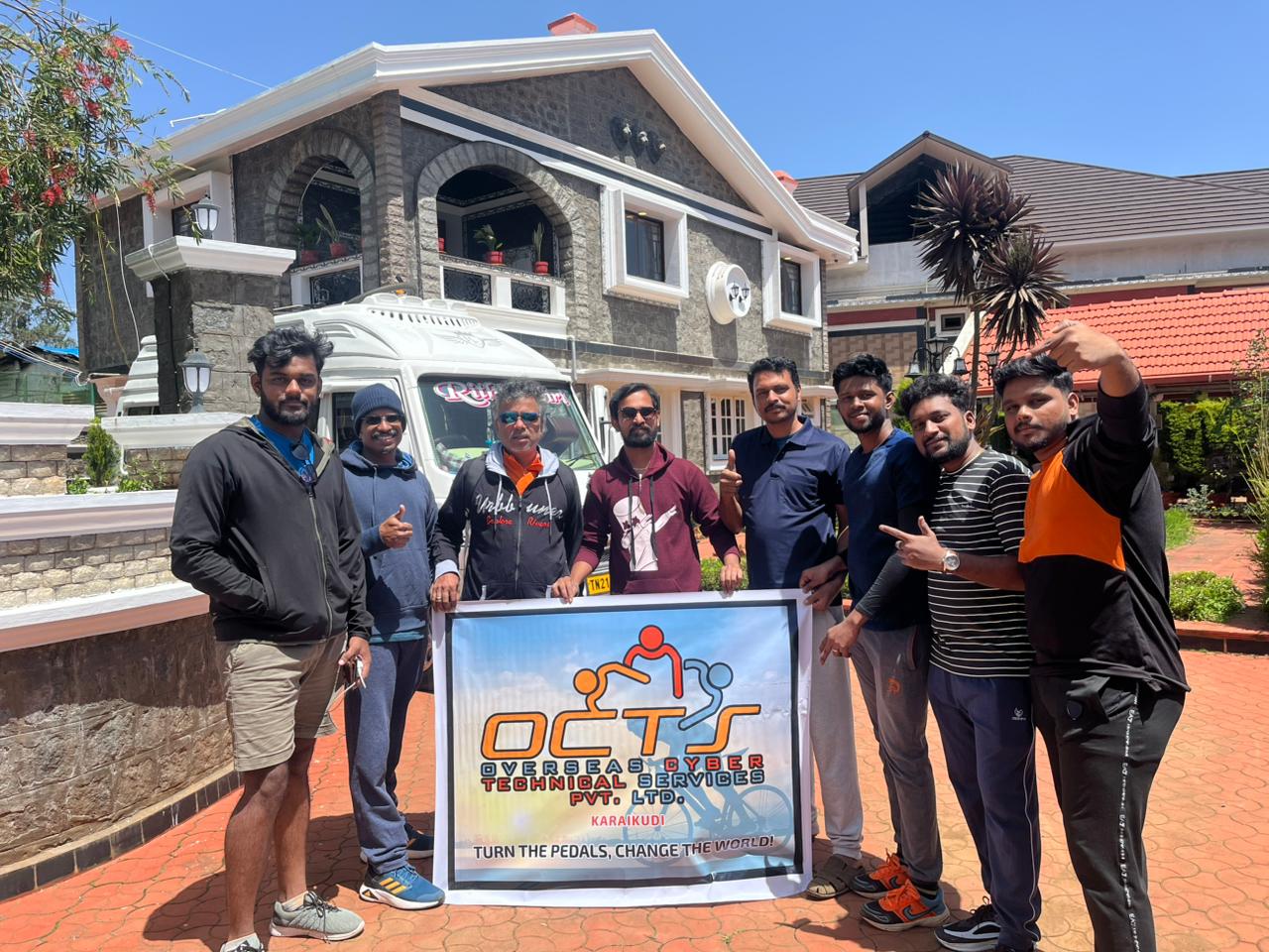 From Karaikudi to Western Ghats: Cycling Team at OCTS Pvt. Ltd. Conquered the Road Again