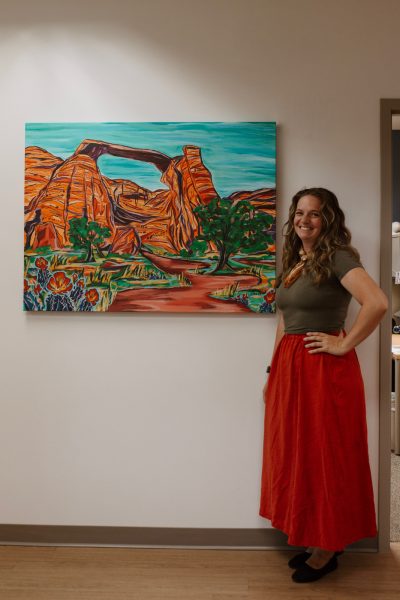 Wildflowers, landscapes in local artist’s work brighten Intermountain Health Cancer Center