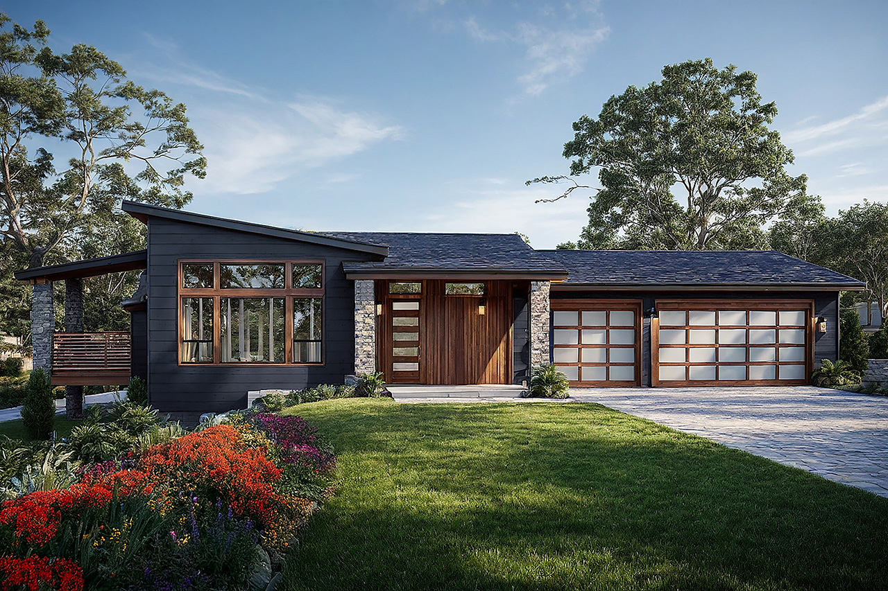 Associated Designs | Modern Living on a Hillside: Explore the Woodland House Plan