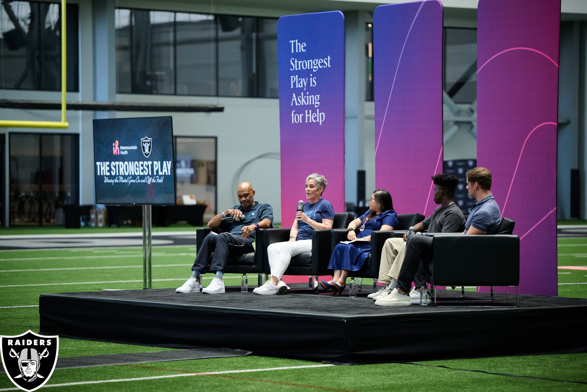 Las Vegas Raiders, Intermountain Health and The Defensive Line Team Up to Prioritize Mental Wellness
