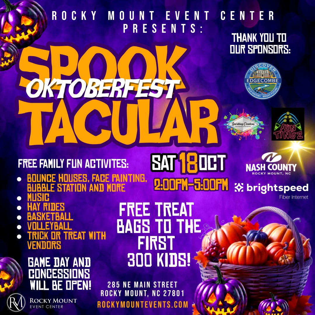 The Rocky Mount Event Center’s Spooktacular Oktoberfest is Back and Bigger Than Ever