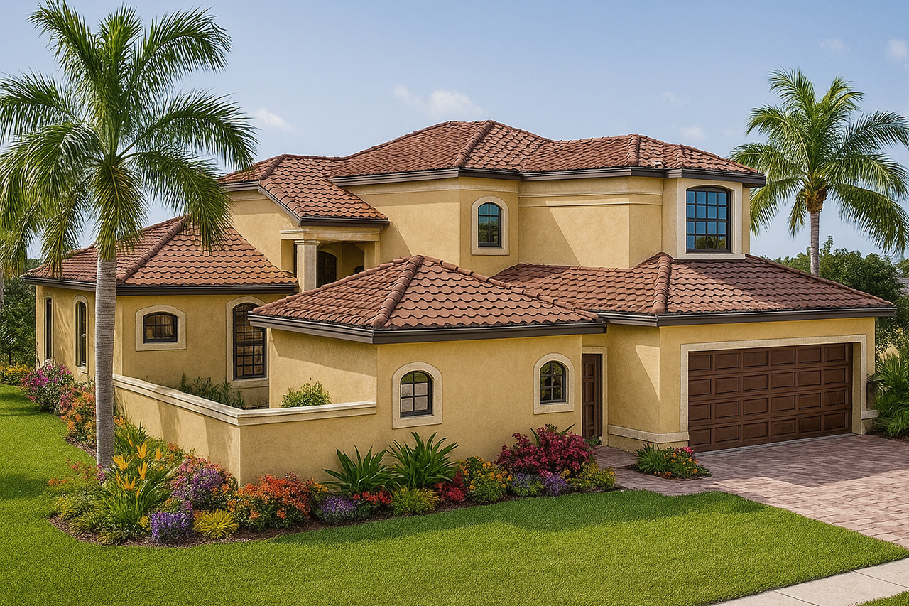 The Coronado a Luxury Pool Home Plan with Guest Suite and Open Living Design