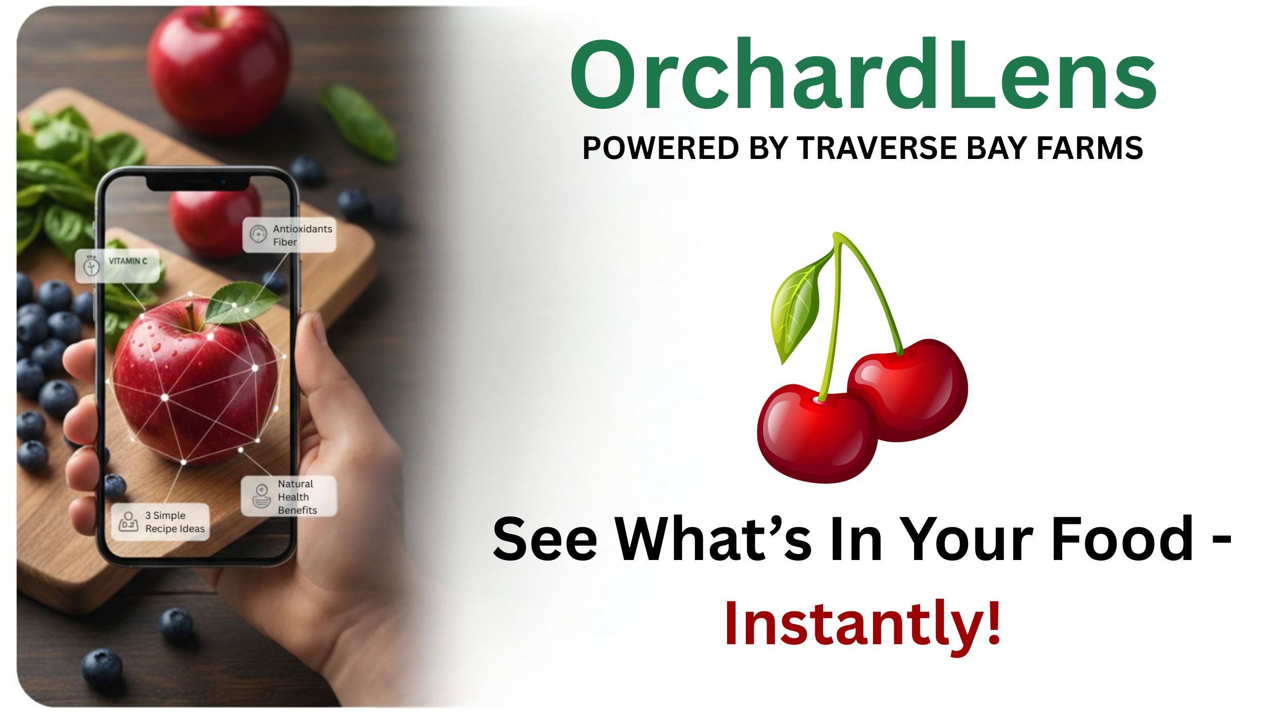 Traverse Bay Farms Launches Orchard Lens – A Smart App to Instantly Reveal What’s Inside Your Food