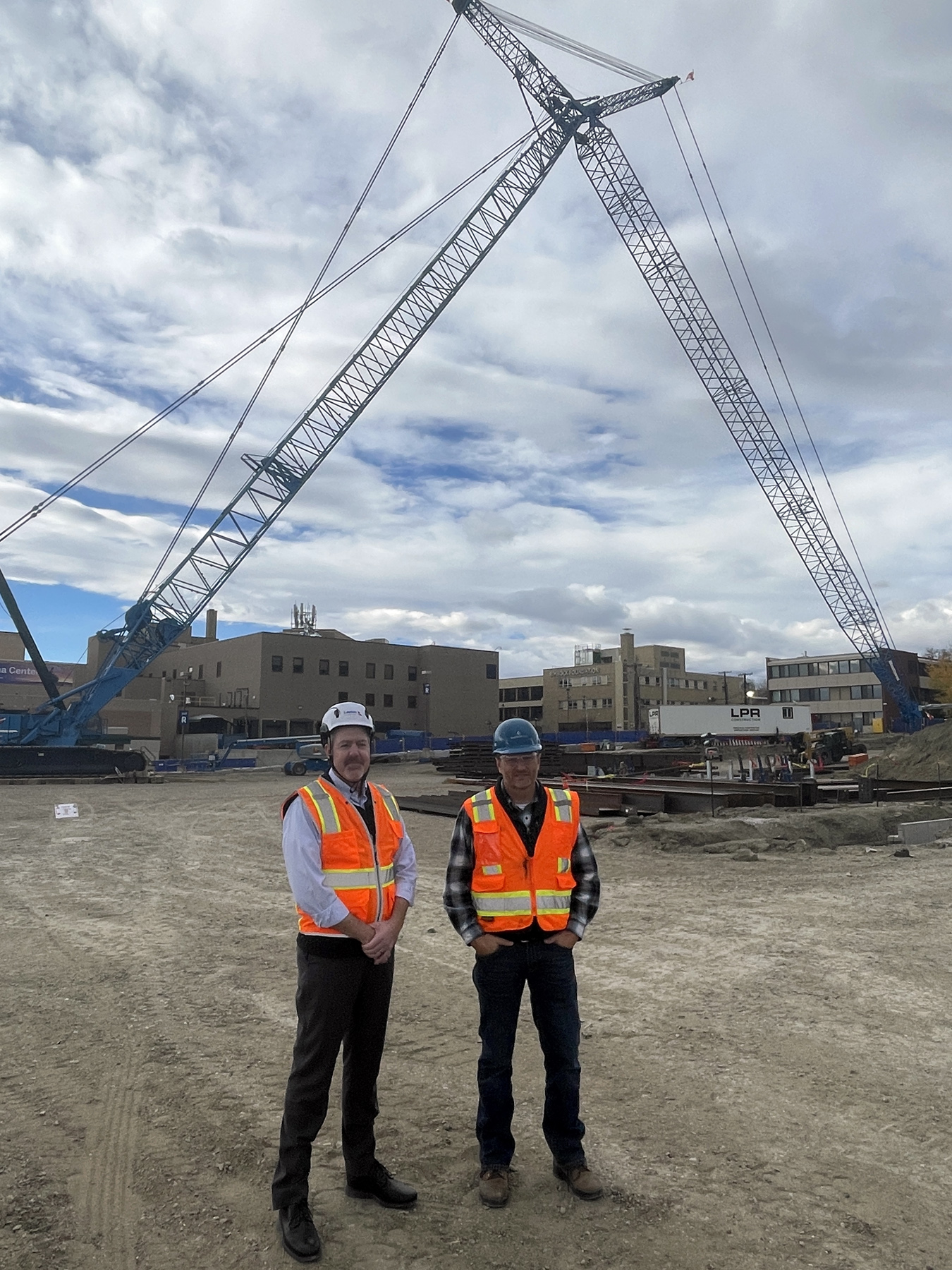 Towering Crane Signals Next Construction Phase for New Intermountain St. Vincent Regional Hospital