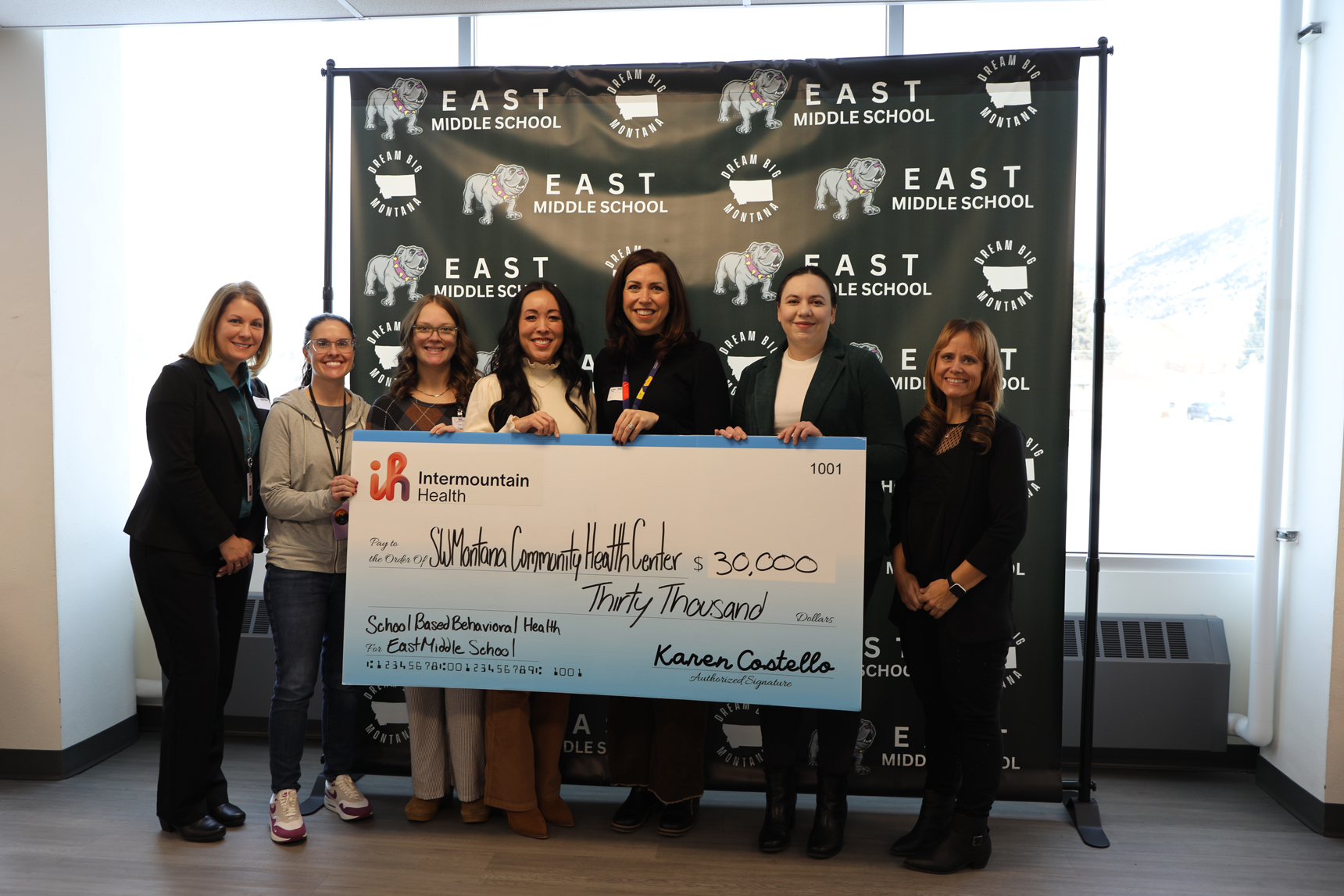 Intermountain Health St. James Hospital Donates $30,000 to Promote Student Well-Being in Montana