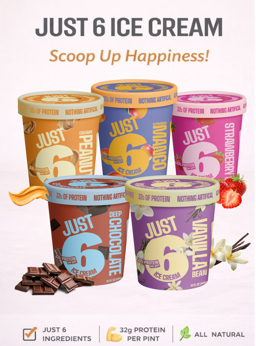 Just 6 Ice Cream Hits Retail With Only Six Base Ingredients—No Stabilizers, No Compromise