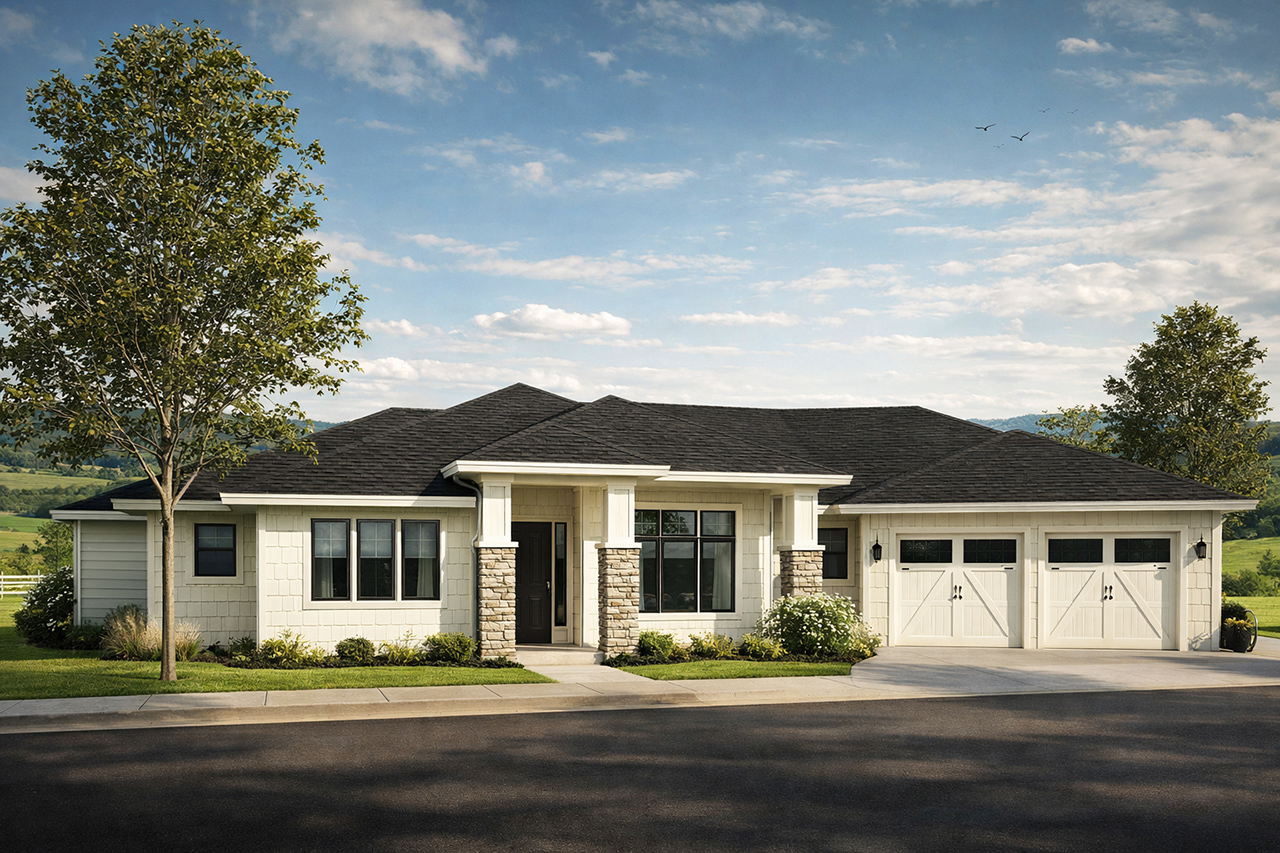 Associated Designs | Laurelhurst Design Highlights Growing Demand for Prairie-Style House Plans with Open Layouts