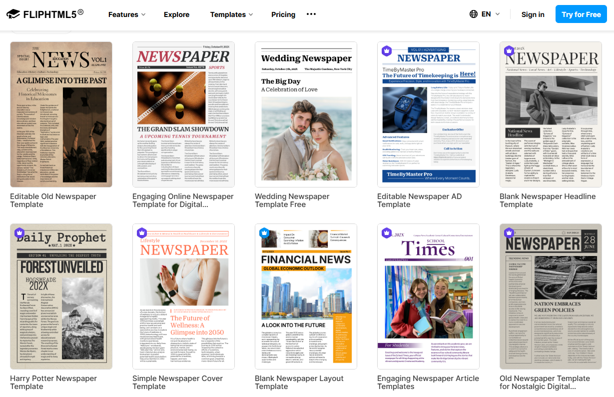 FlipHTML5 Provides Users with Newspaper Article Template for Structured Digital Storytelling