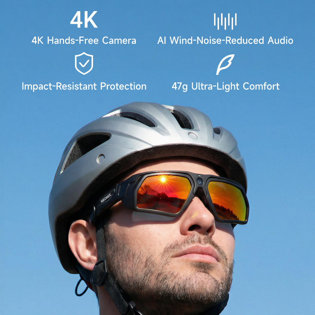 Neomix G1 Reinvents Action Recording by Embedding a Camera Directly into Goggles